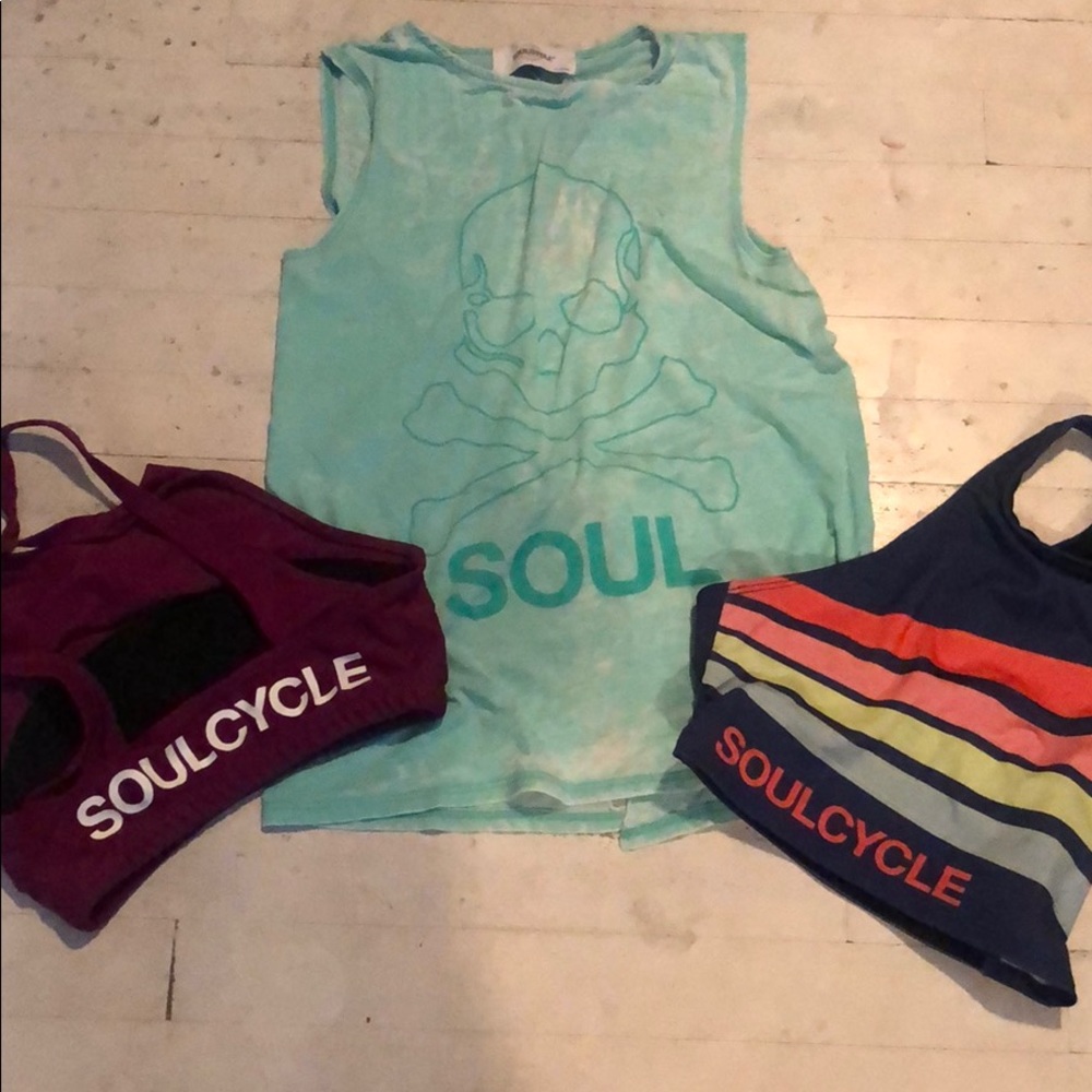 SoulCycle 2 bras, 1 tank